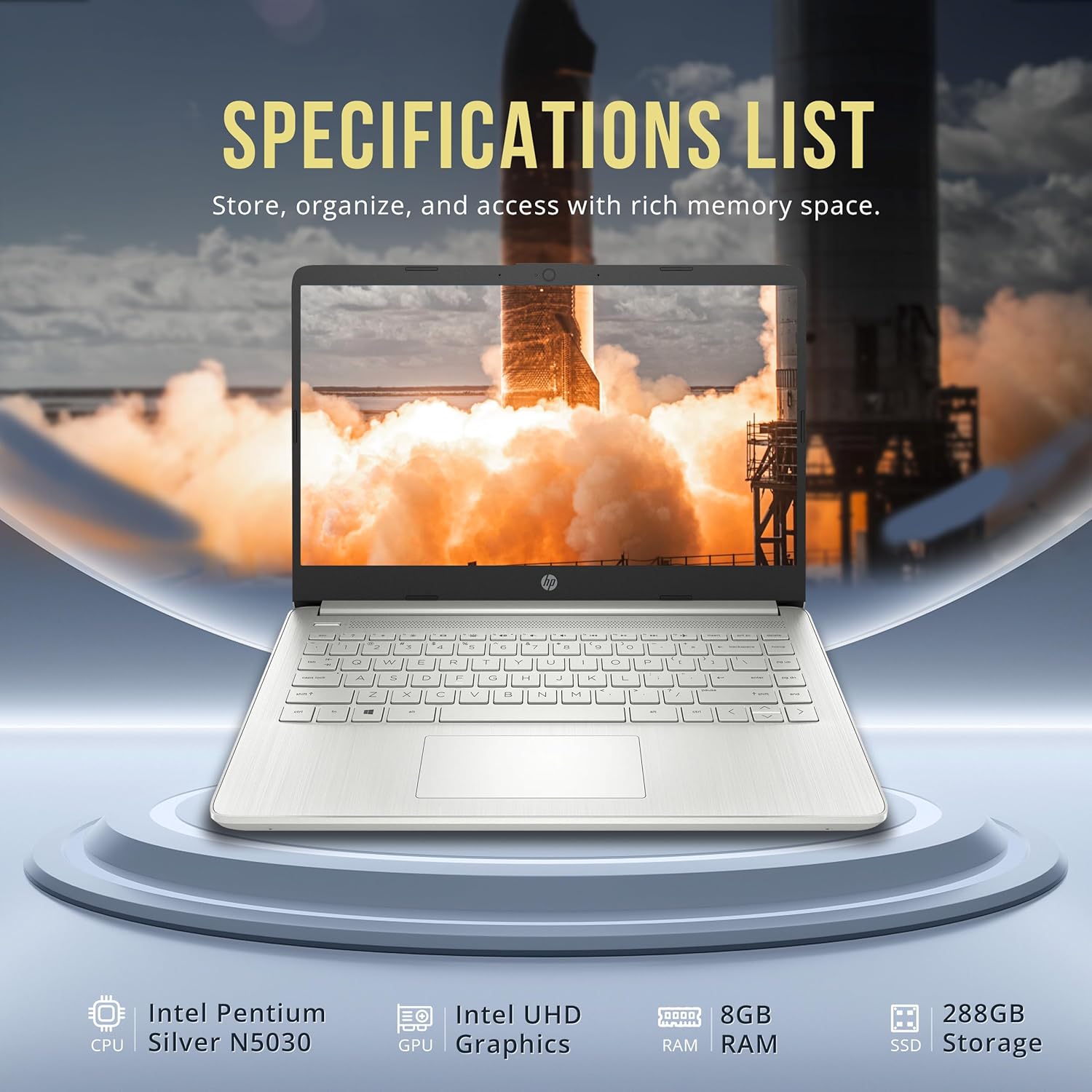 HP Stream 14" HD BrightView Laptop, Intel Pentium DALBAGAYHT