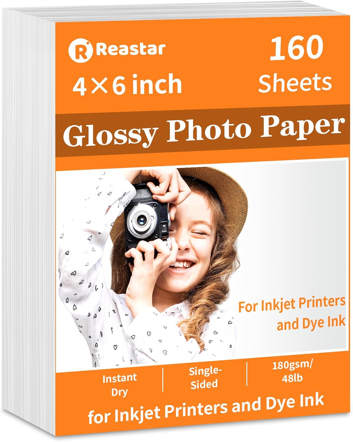 4x6 Photo Paper, 160 Sheets Glossy Photo Paper